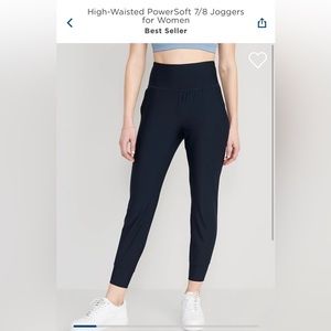 Old Navy High Rise Powersoft 7/8 Joggers